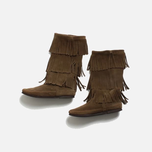 미네통카 minnetonka 프린지 부츠 240