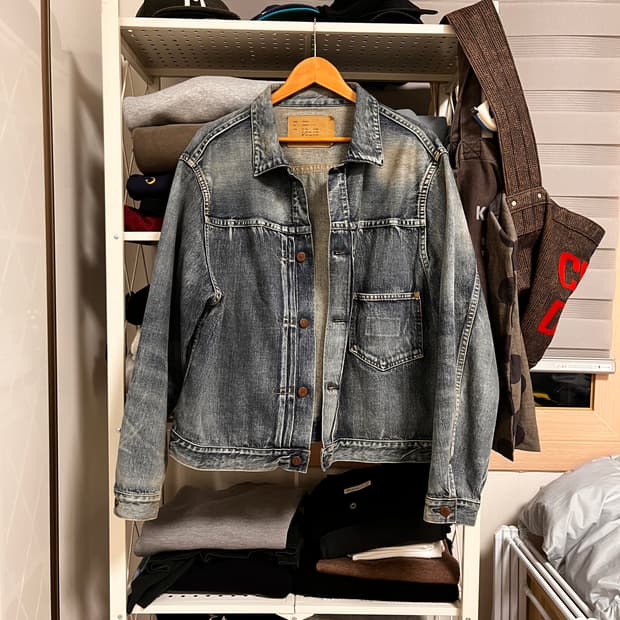 [03] CONTEXT-005 프론트 턱 데님 자켓