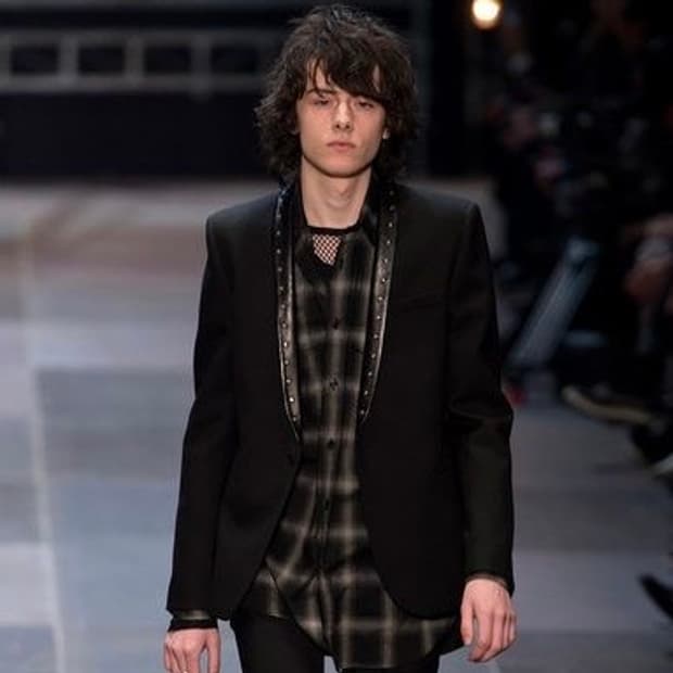 Saint laurent fw 13 메쉬 탱크탑 