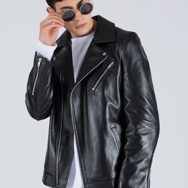 스텔라비 리얼 램스킨 레더 라이더 자켓 L사이즈 탭채새제품