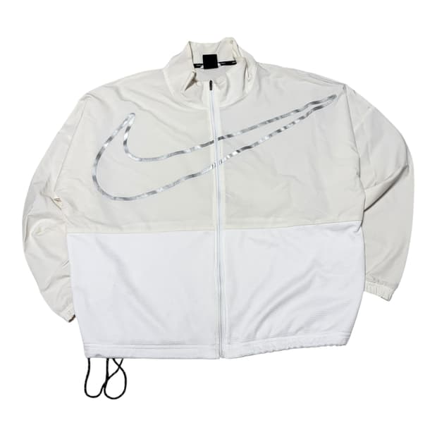 나이키 실버 빅 스우시 아이보리/화이트 바람막이