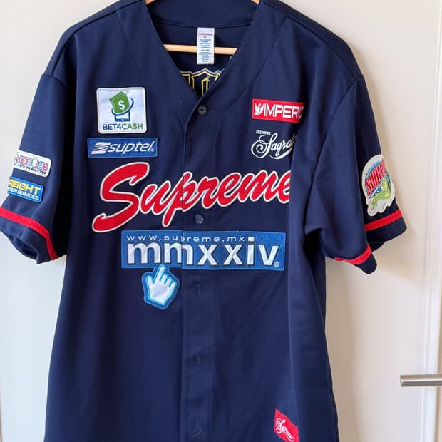슈프림(Supreme)  Baseball Jersey -24SS