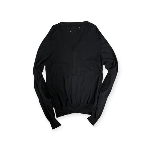 Margiela elbow patch cardigan