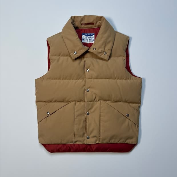 [M] DOWN WIND 패딩 베스트 베이지 korea