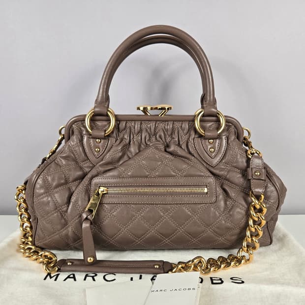 마크제이콥스 스탐백 라지 고트스킨 퀼팅 체인백 가방 정품 스탐
