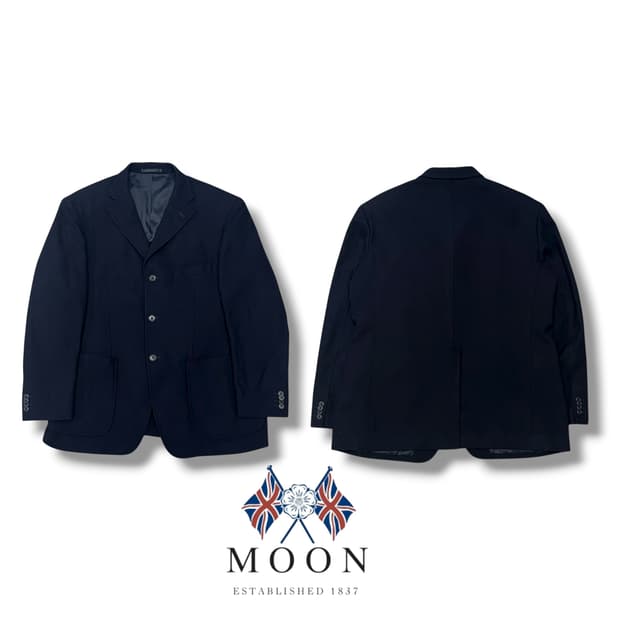 Moon 트위드 울 블레이저 s07748