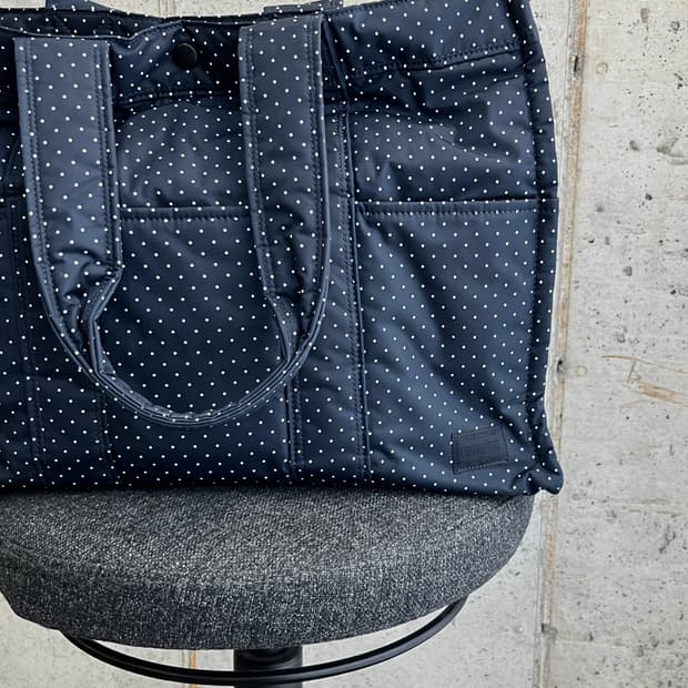 Porter 포터 도트 숄더백 네이비