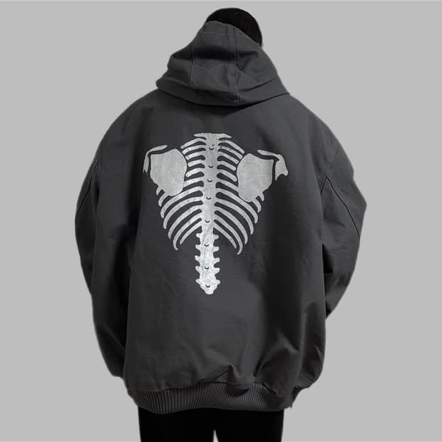 칼하트 본 커스텀 워크 후드 봄버자켓