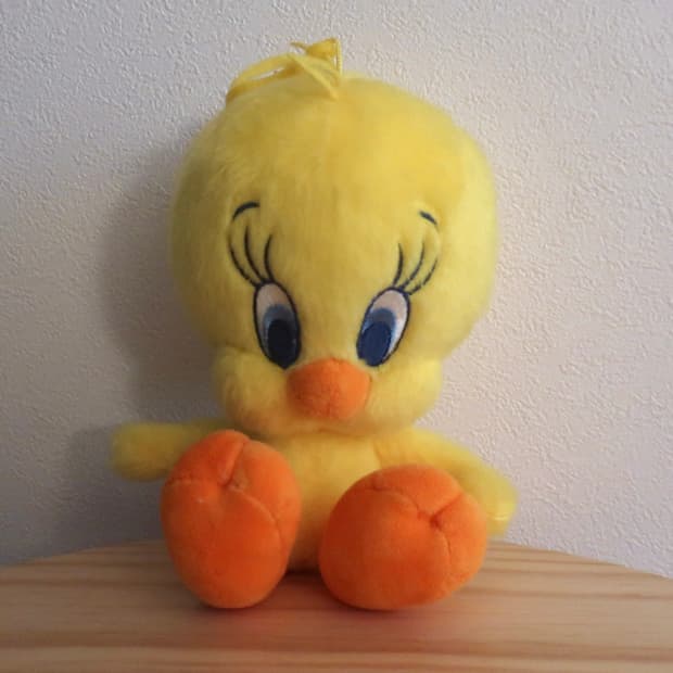 고전 트위티 인형 키링