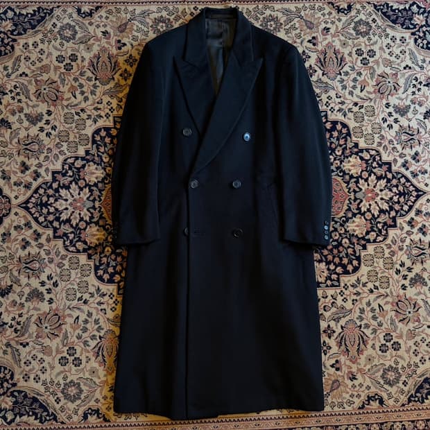 MARCUS 로로피이나 캐시미어 더블 브레스티드 코트 105