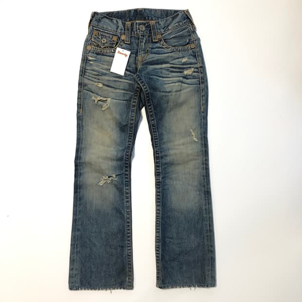 트루릴리젼 부츠컷 데님팬츠 