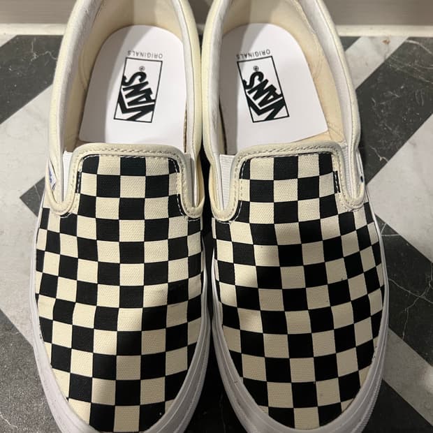 [크림발] 반스 볼트 슬립온 체커보드 270