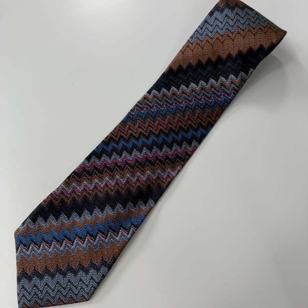 미쏘니 (Missoni) 실크 넥타이 9.3cm