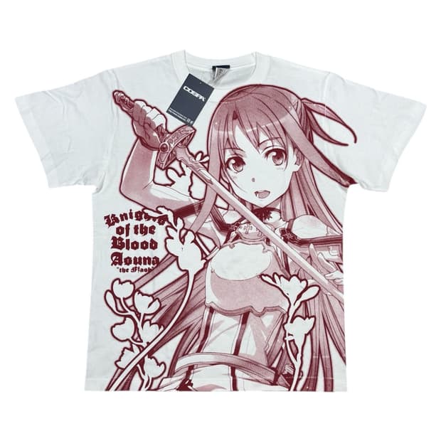 소드아트온라인 아스나 코스파 공식 머천다이즈 반팔 티셔츠