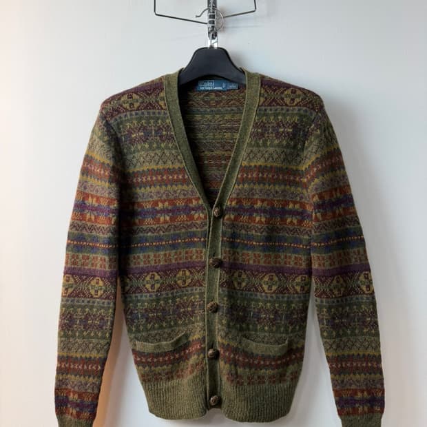 폴로 랄프로렌 페어 아일 울 가디건 