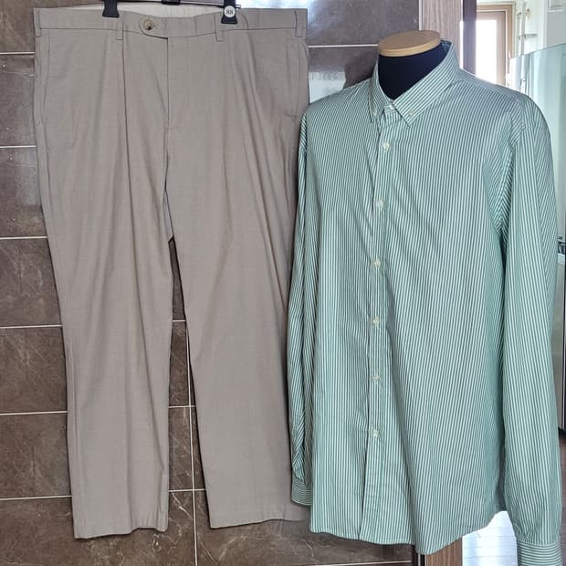 (남성105~110사이즈)ZARA 릴렉스핏 스트라이프