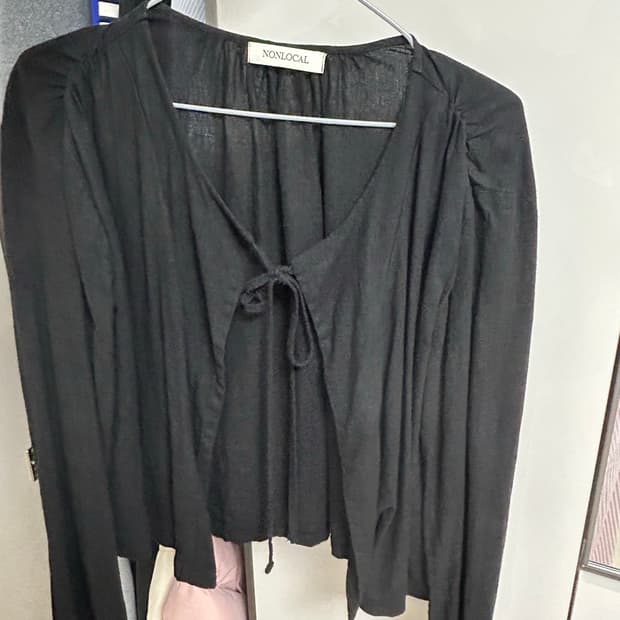 논로컬 린넨 가디건