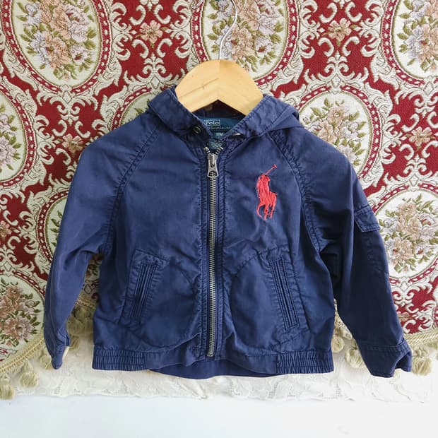 폴로 랄프로렌 빅포니 후드 스윔자켓 18m 키즈

