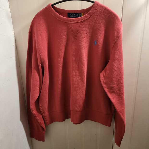 폴로 랄프로렌 코랄 기모 맨투맨