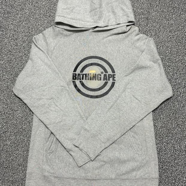 90s A Bathing Ape 서클 로고 후드티