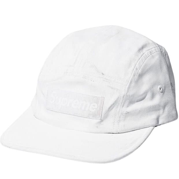 슈프림 x MMY 메종마르지엘라 패인티드 캠프캡 모자