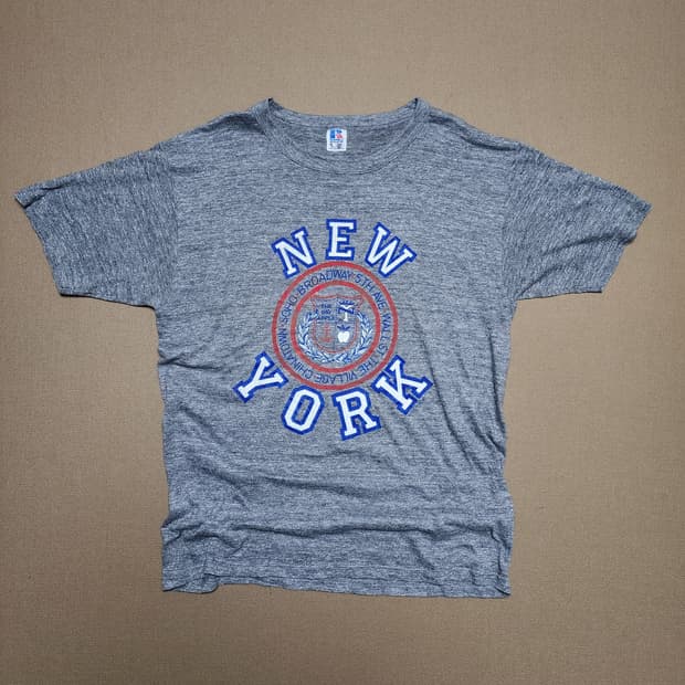90s USA Russell Athletic NEW YORK 티셔츠