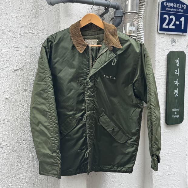 80s USN 미해군 A-1 익스트림 콜드 덱자켓 (M)