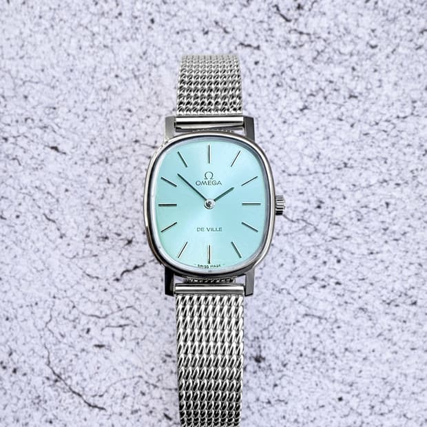 정품 오메가 드빌 엘립스 이청아 시계 신품 민트급