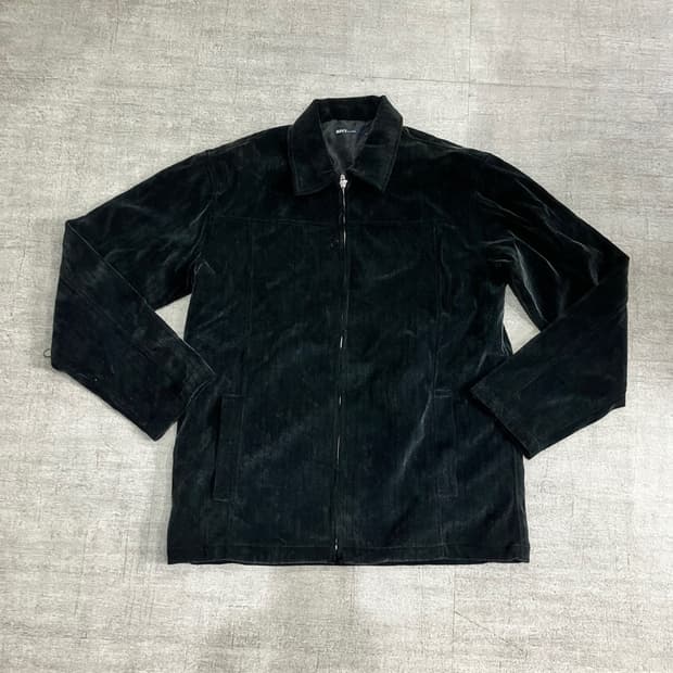 일본빈티지 Navy 올드스쿨아메카지 스트릿 벨루어자켓