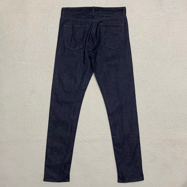 [표기 31, 실측 34] 유니클로 테이퍼드핏 셀비지 데님팬츠