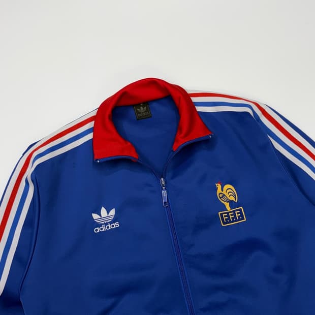 Adidas 아디다스 오리지널스 빈티지 프랑스 축구국가대표팀 트랙탑 져지
