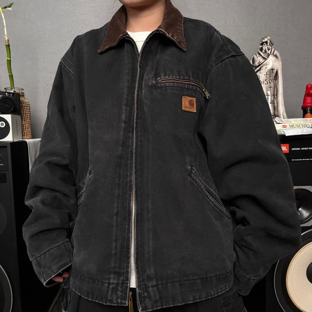 칼하트 j97 blk 디트로이트 자켓