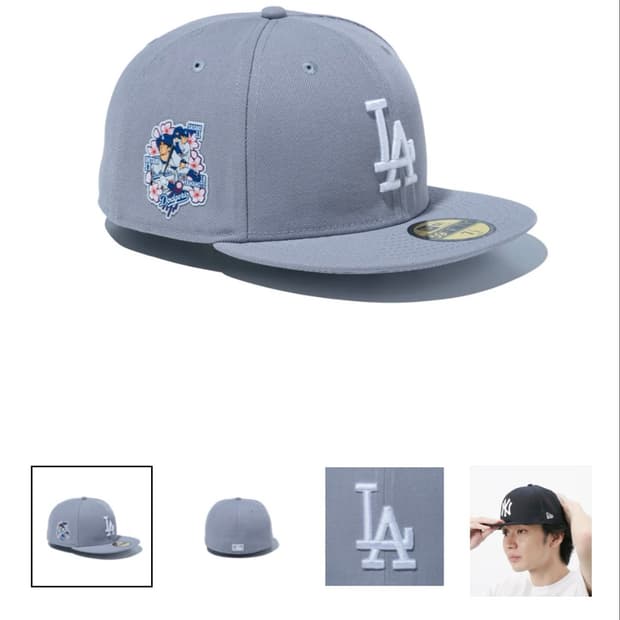 뉴에라 59FIFTY 다저스 그레이 712