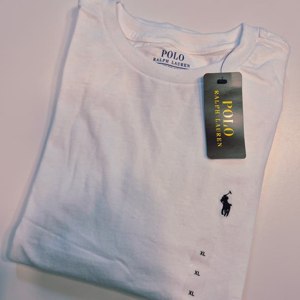 폴로 아동 흰색 면티 XL 어른95-100 (새상품)