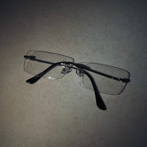 빈티지 무태 안경
