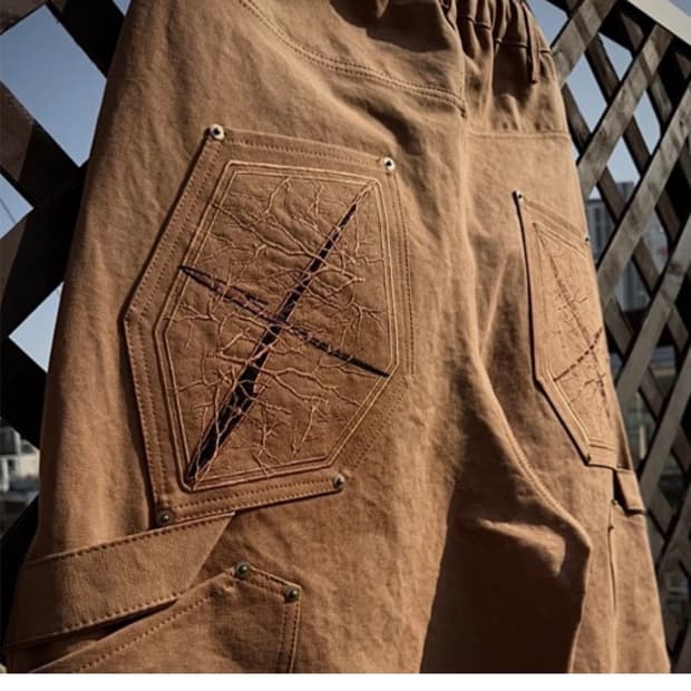 Kagru 카그루 빈티지 워싱 와이드 팬츠