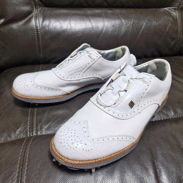 신품급)풋조이 FJ 프리미어윙팁 보아 골프화 245mm