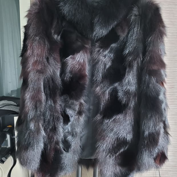 JB 리얼 폭스털 럭셔리 자켓-95사이즈