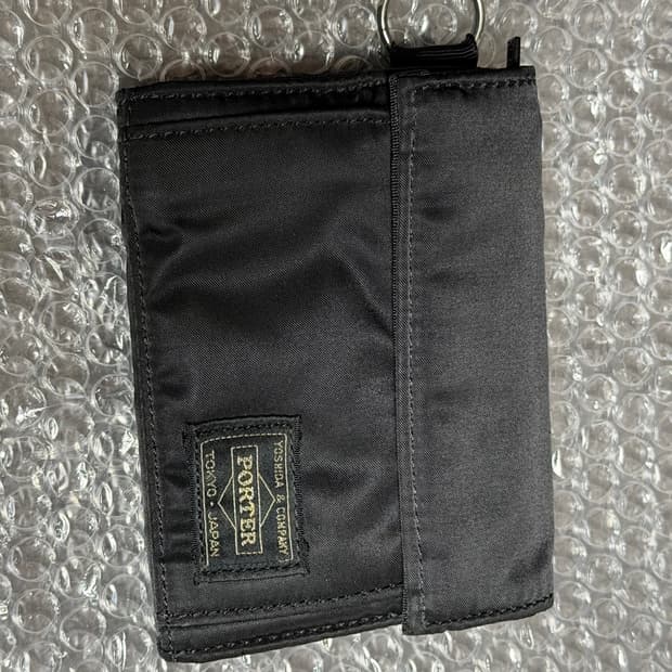 요시다 포터 반지갑 블랙 극미