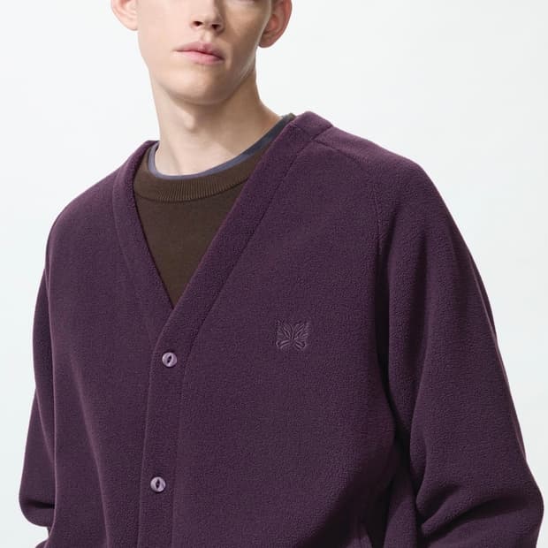 유니클로 니들스 후리스 가디건 M