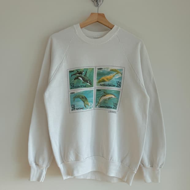 90's 빈티지(Vintage) 프린팅 스웻셔츠