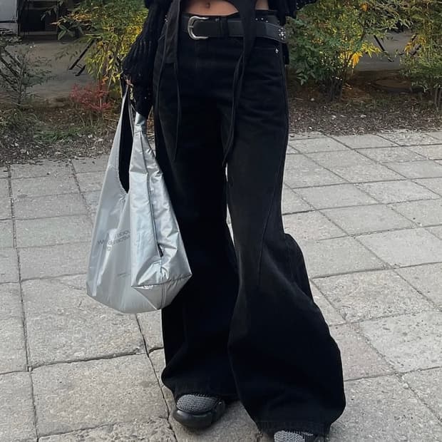 우알롱 커브 팬츠