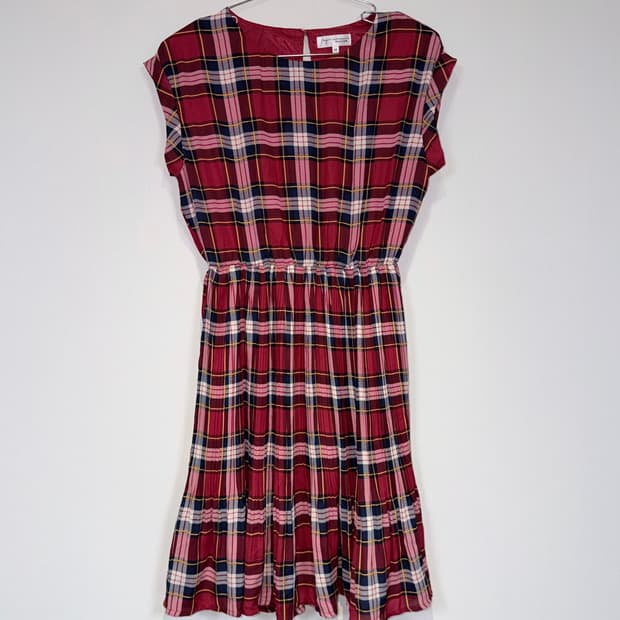 Japanese vintage red dress