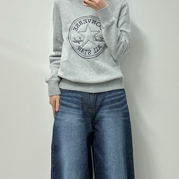 컨버스 y2k 와투케 스타 빅로고 맨투맨