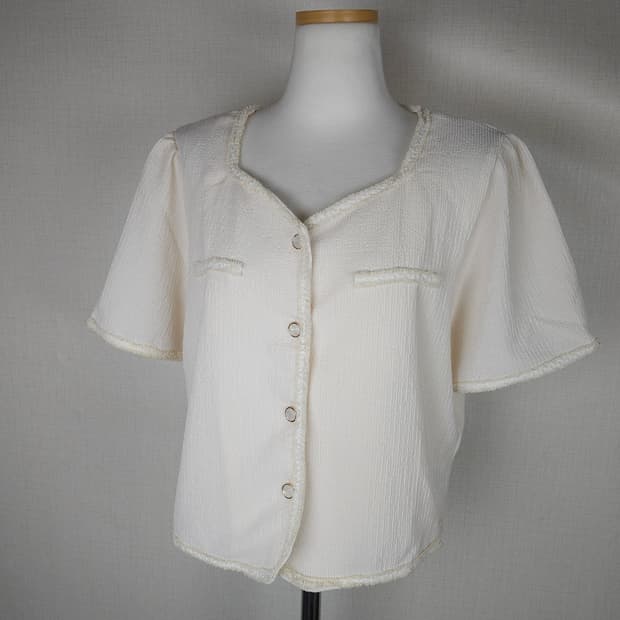 (새상품)RIRI&co 트위터  반소매  여성55사이즈 