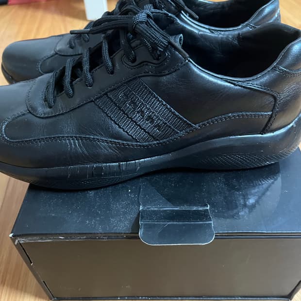 프라다 스포츠 아메리카 컵 트리플 블랙 레더7