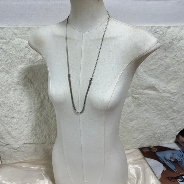 빈티지 스네이크체인 목걸이