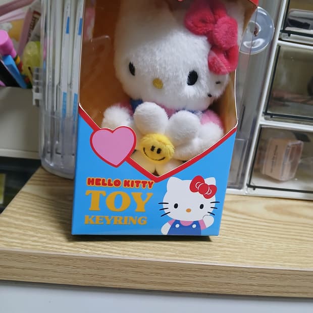 위글위글X헬로키티 인형 키링 팝니다