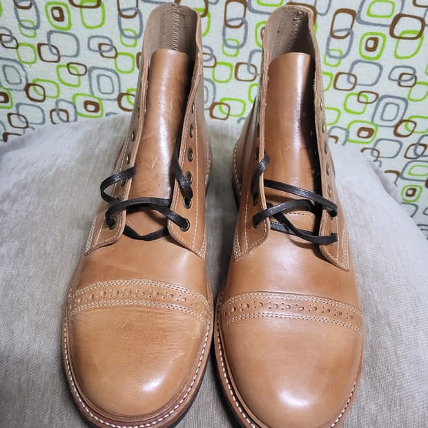 오크스트릿 내추럴 캡토부츠 신품260 OAK STREET 