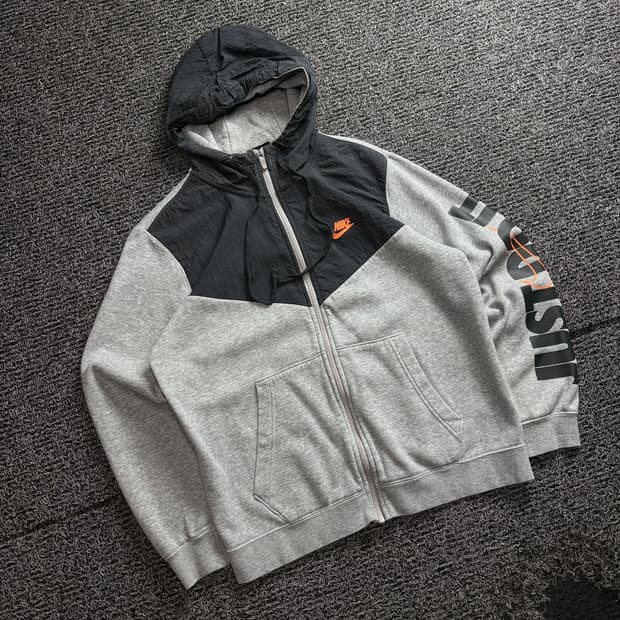 나이키 저스트두잇 사이드라인 우븐 믹스 후디집업 3406